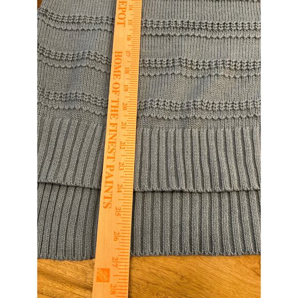 Cupcakes & Cashmere Textured Knit Sweater Blue Women's XL - Picture 9 of 9